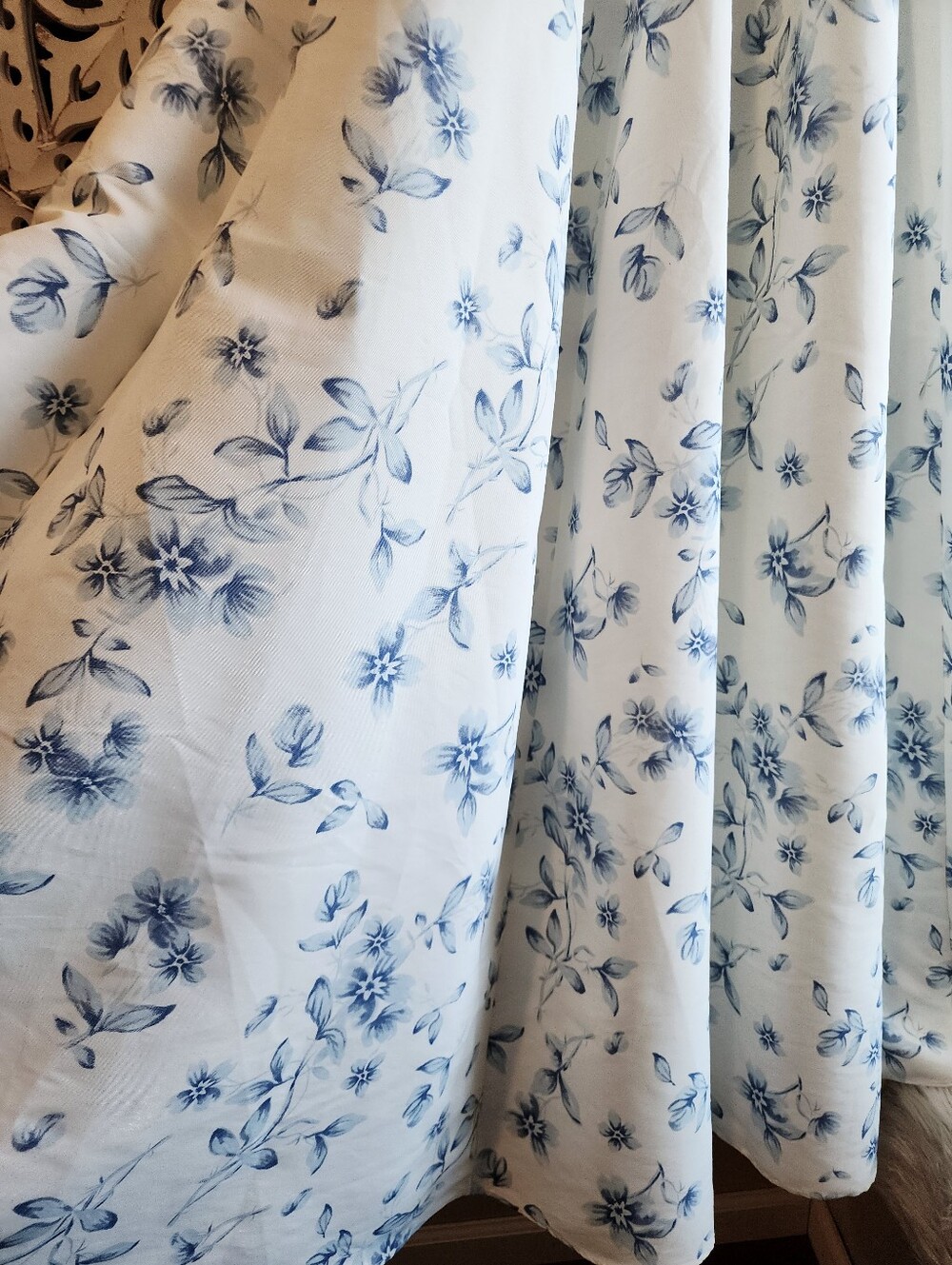 SACHI & BABI PALM WE LGOWN MAXI DRESS BLUE FORAL ADJUSTABLE STRAPS SIDE POCKETS - Picture 10 of 16